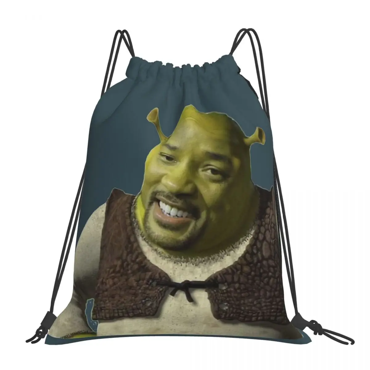 

Shrek Backpacks Multi-function Portable Drawstring Bags Drawstring Bundle Pocket Shoes Bag Book Bags For Man Woman Students