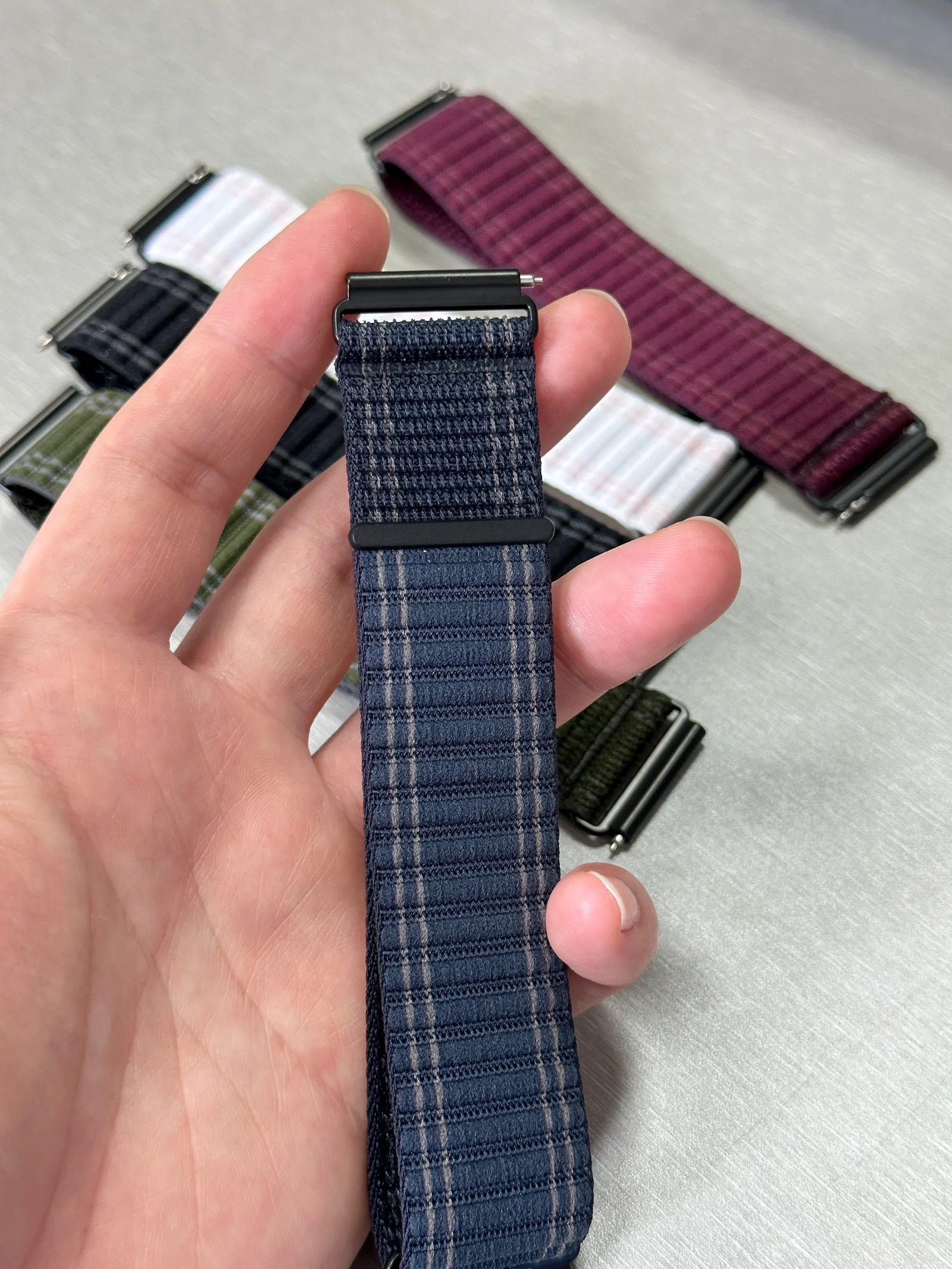 Mountain Wave Nylon Strap, Lightweight Secure-Fit Breathable Replacement Band