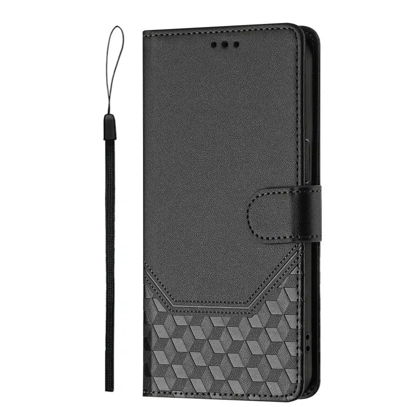 Luxury Leather Texture Wallet Flip Case with RFID Protection