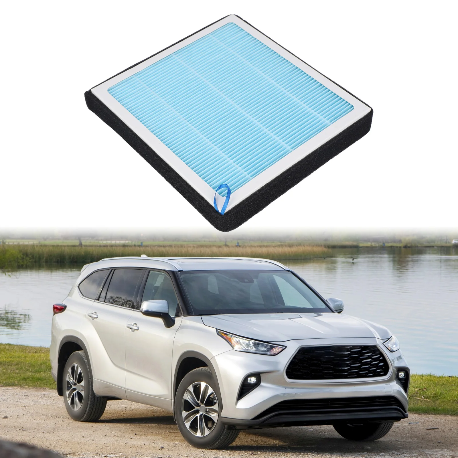 For Highlander and For RAV4 Efficiently Designed Cabin Air Filter Replacement Part Number CF10285 Activated Carbon