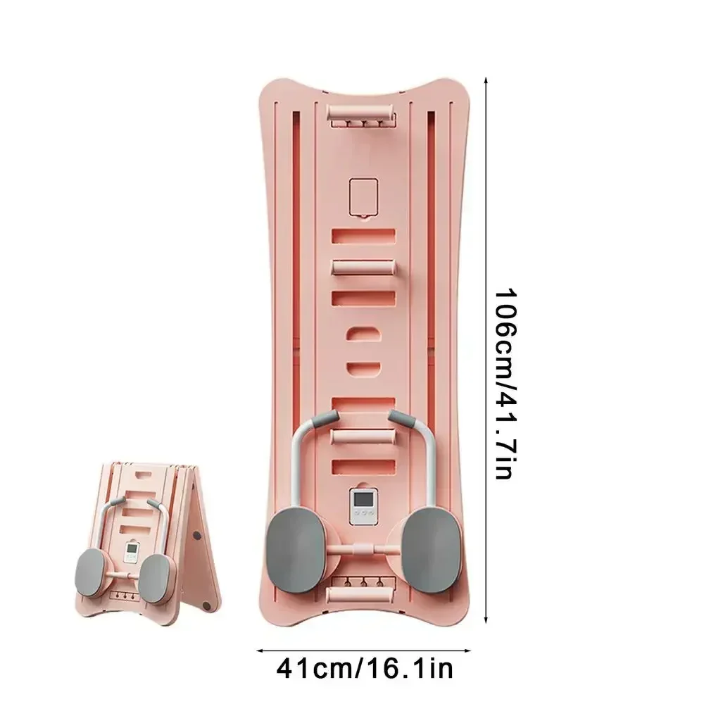 Data Timing Non-slip Foldable Multifunctional Fitness Plate Abdominal Board Push Up Board Automatic Rebound, Home Fitness Shape