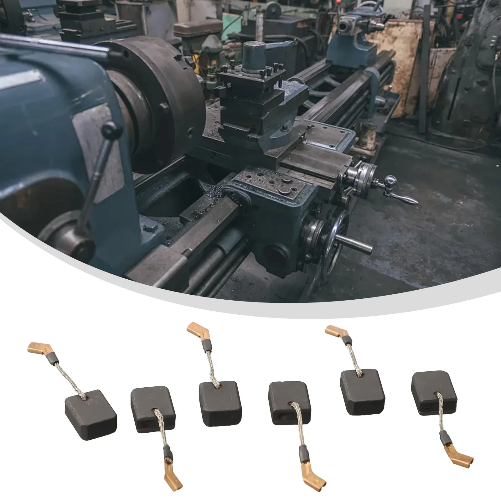 

Durable Carbon Brushes For DW Angle Grinder 6PCS Compatible With N421362/DWE4217/DWE4238 Reliable Performance