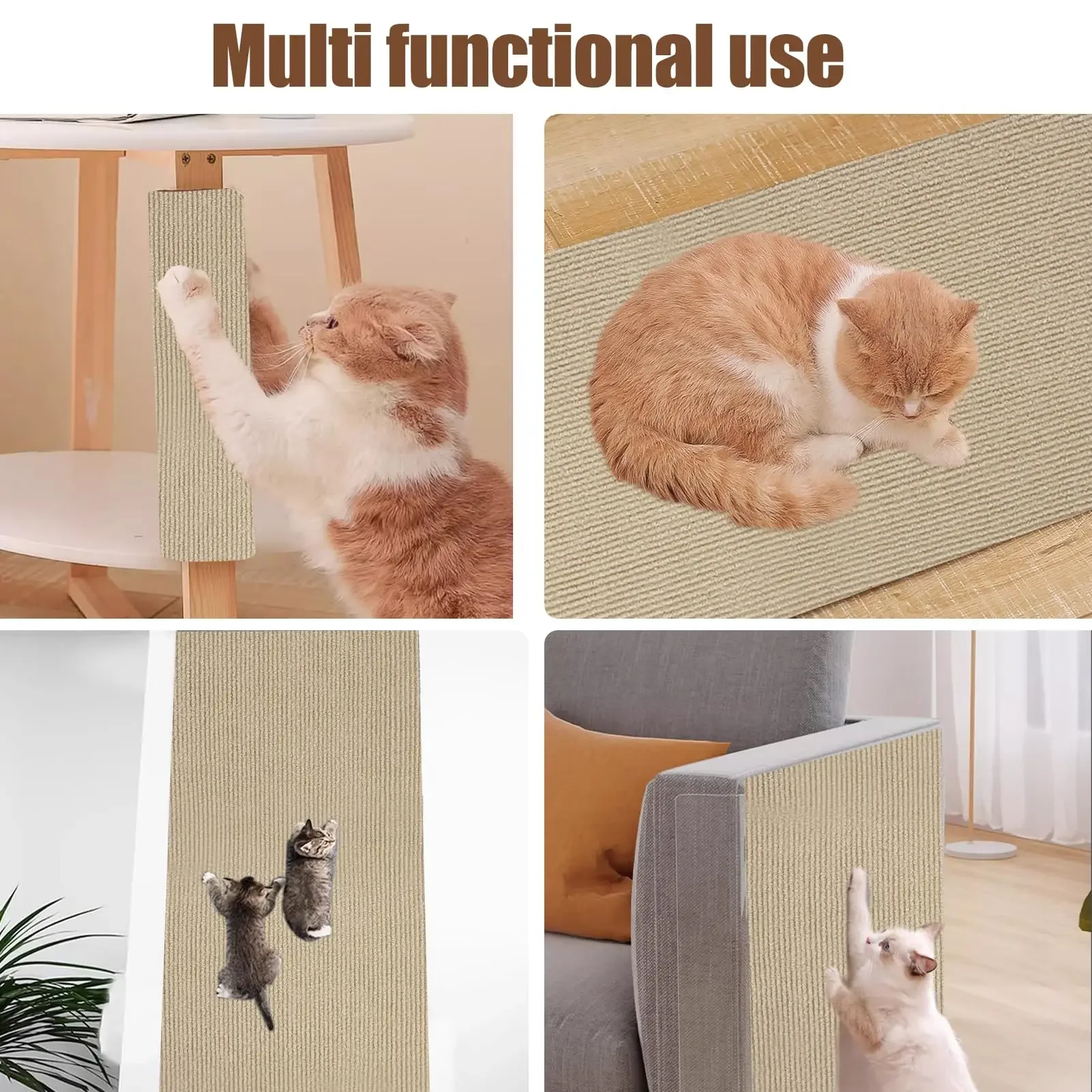 Cat Scratch Board Cat Climbing Mat Cat Claw Board Non Falling Debris Vertical Wall Sticker