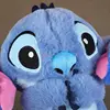 Disney Stitch Baby Sleeping Companion Sound Soothing Musical Plush Toy With Air Bag Doll Breathing Toys Gifts Kawaii Toys 5