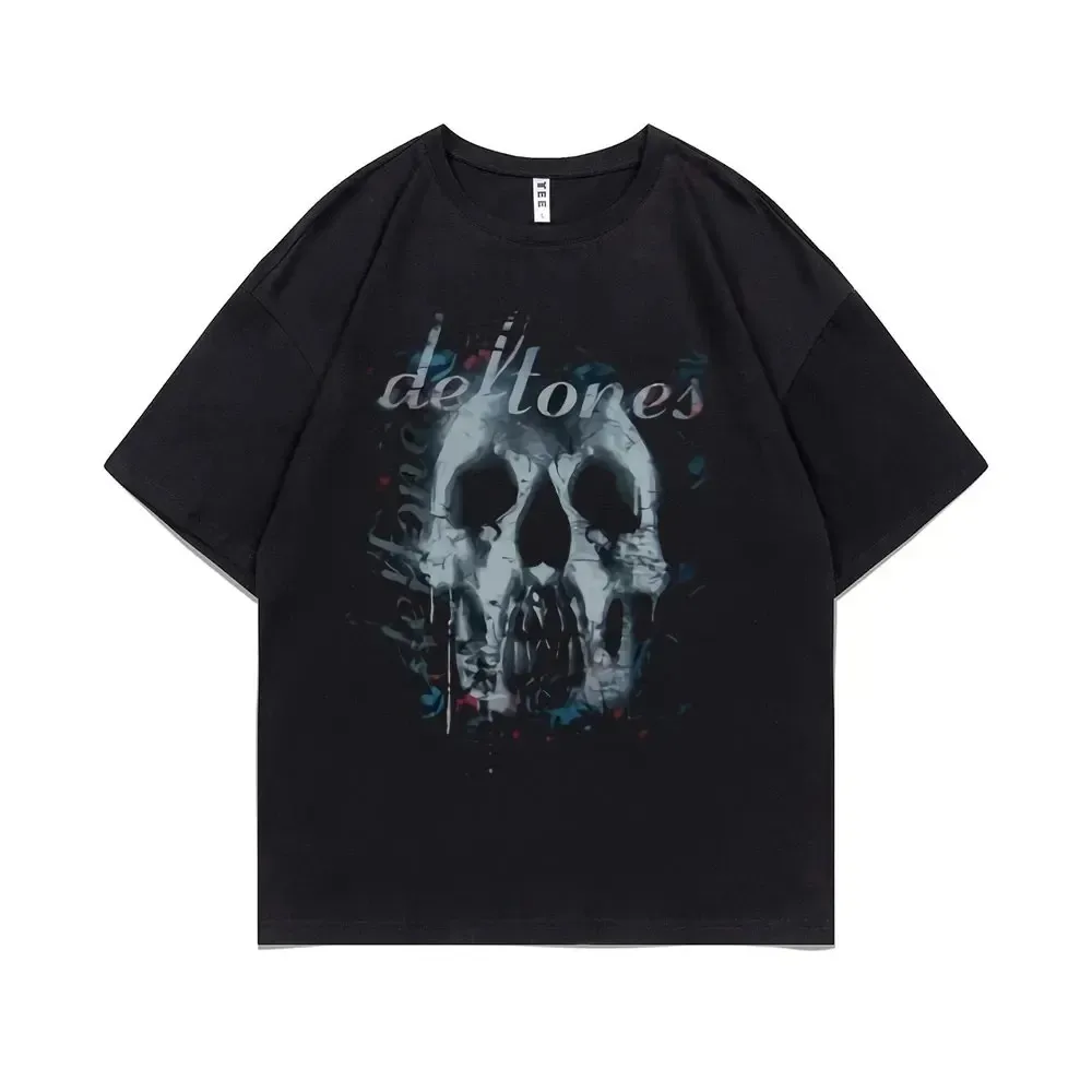 

Deftones Merch Chino Moreno Diamond Print Summer Casual FashionT-Shirt for Men/Women Casual Crew Neck Short-Sleeve 2024 New