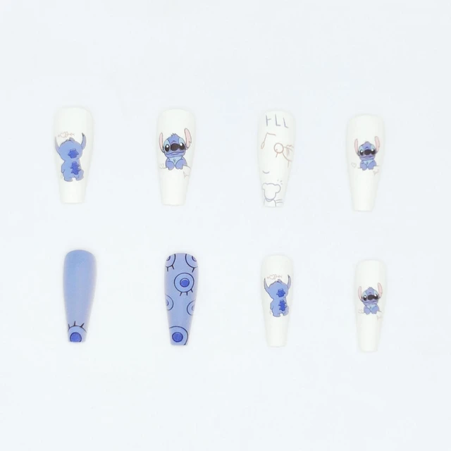 1pcs Disney Stitch Sticker Anime Nail Stickers 2022 3D Nails