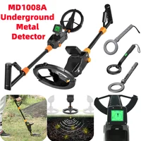 MD1008A LCD Underground Metal Detector Hunter Gold Digger Treasure Finder Seeker Gold Digger Treasure Hunter Kids Toys Detector 1