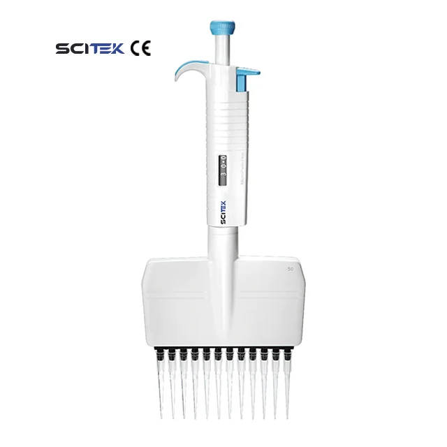 SCITEK 전자 피펫 8채널 실험실 병원 연구기관에서 사용