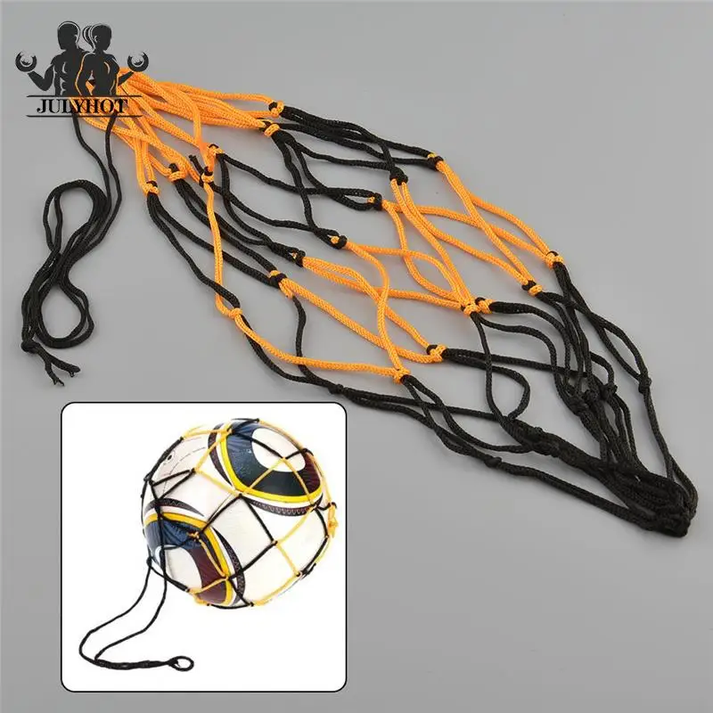 

Black&Yellow Net Bag Mesh For Volleyball Basketball Football Soccer Multi Sport Game Ball Carry Nylon Outdoor Durable Standard