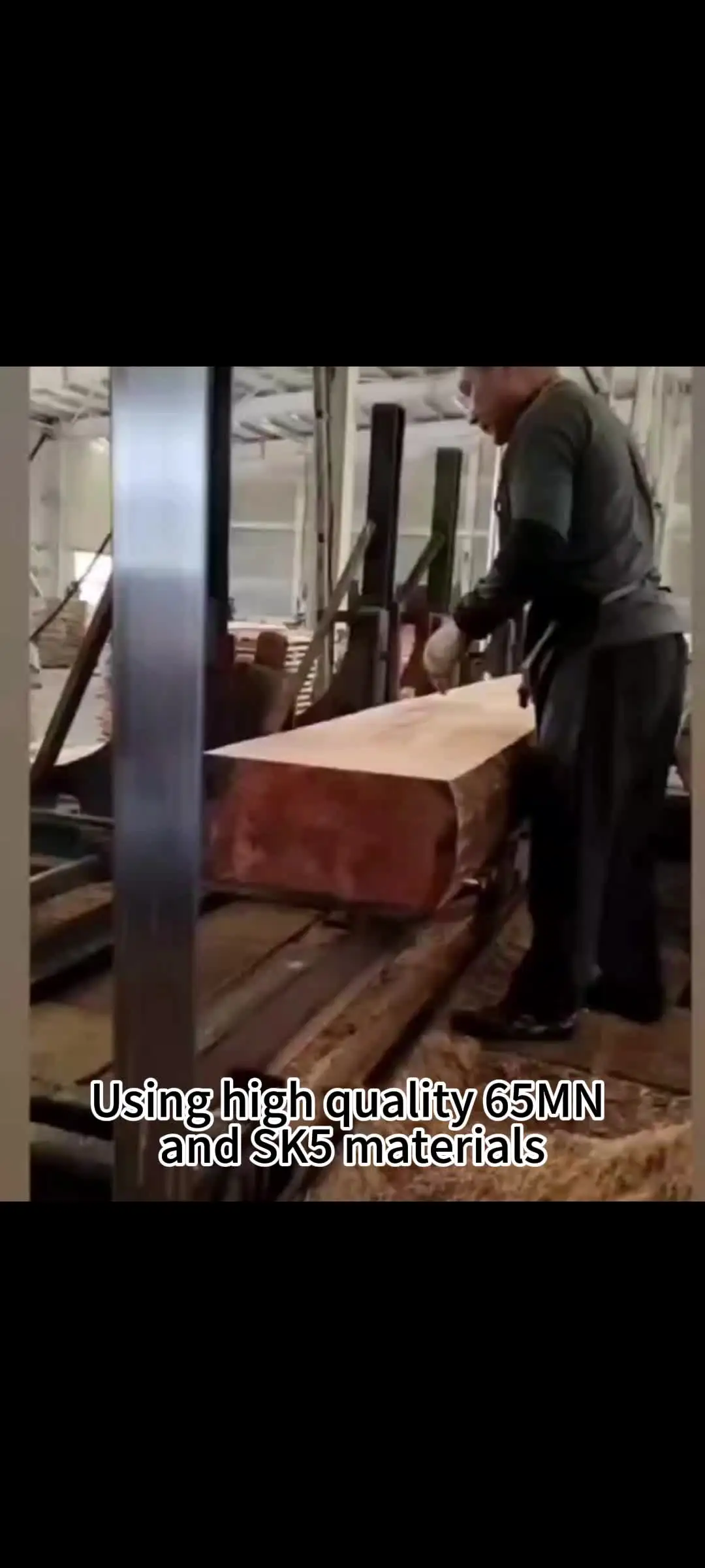 7150*150*1.25 деревянная фабрика полотно ленточной пилы для резки бревен зеркальная