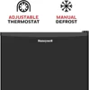Mini Compact Freezer Countertop, 1.1 Cubic Feet, Single Door Upright Freezer with Reversible Door, Removable Shelves, for Home, 6