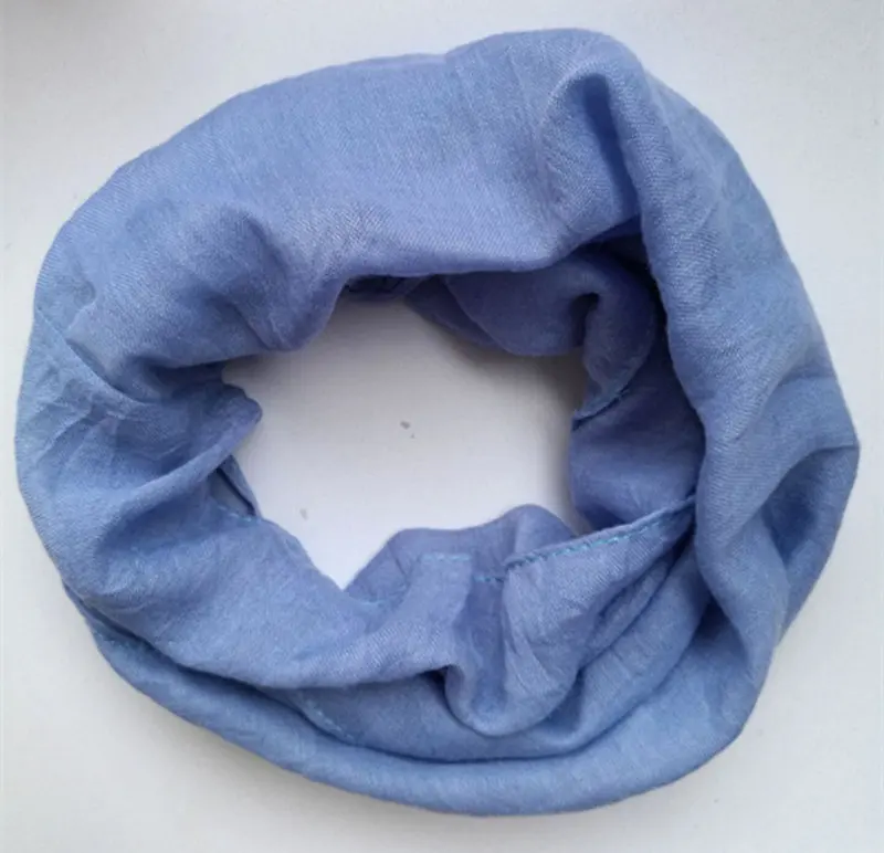 New Fashion Children Comfortable soft cotton Scarf Loop Kids Solid Infinity Scarves Baby Accessories