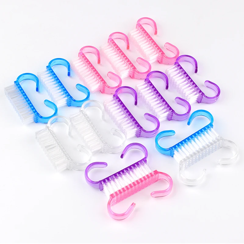 100Pcs Nail Art Brush Nail Dust Power Cleaning Brushes Remover Acrylic Nail Manicure Soft Remove Small Angle Nail Care Tools 6