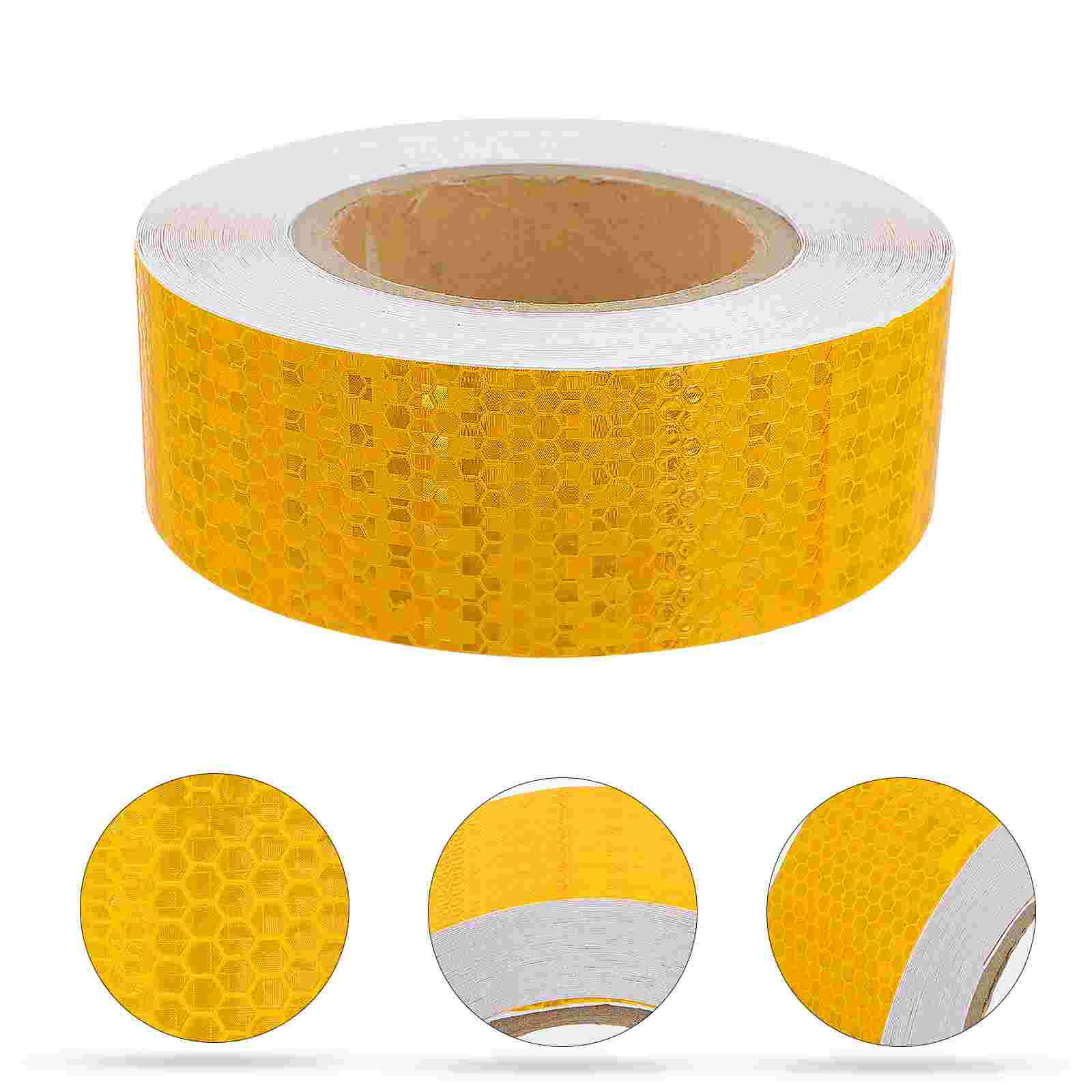 

Reflective Stickers Tape Garment Tape Indicator Warning Night Fluorescent Useful Practical Luminous Duct