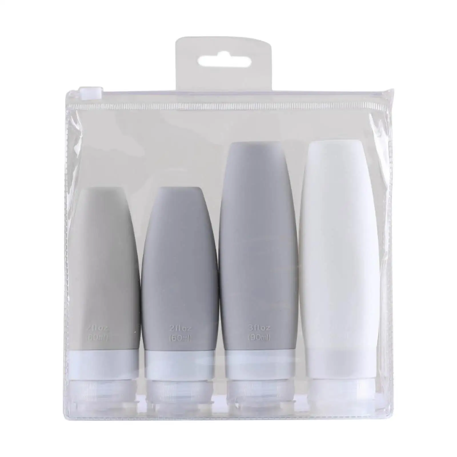 Silicone Travel Bottles Shampoo Tube Organizer for Cream Conditioner