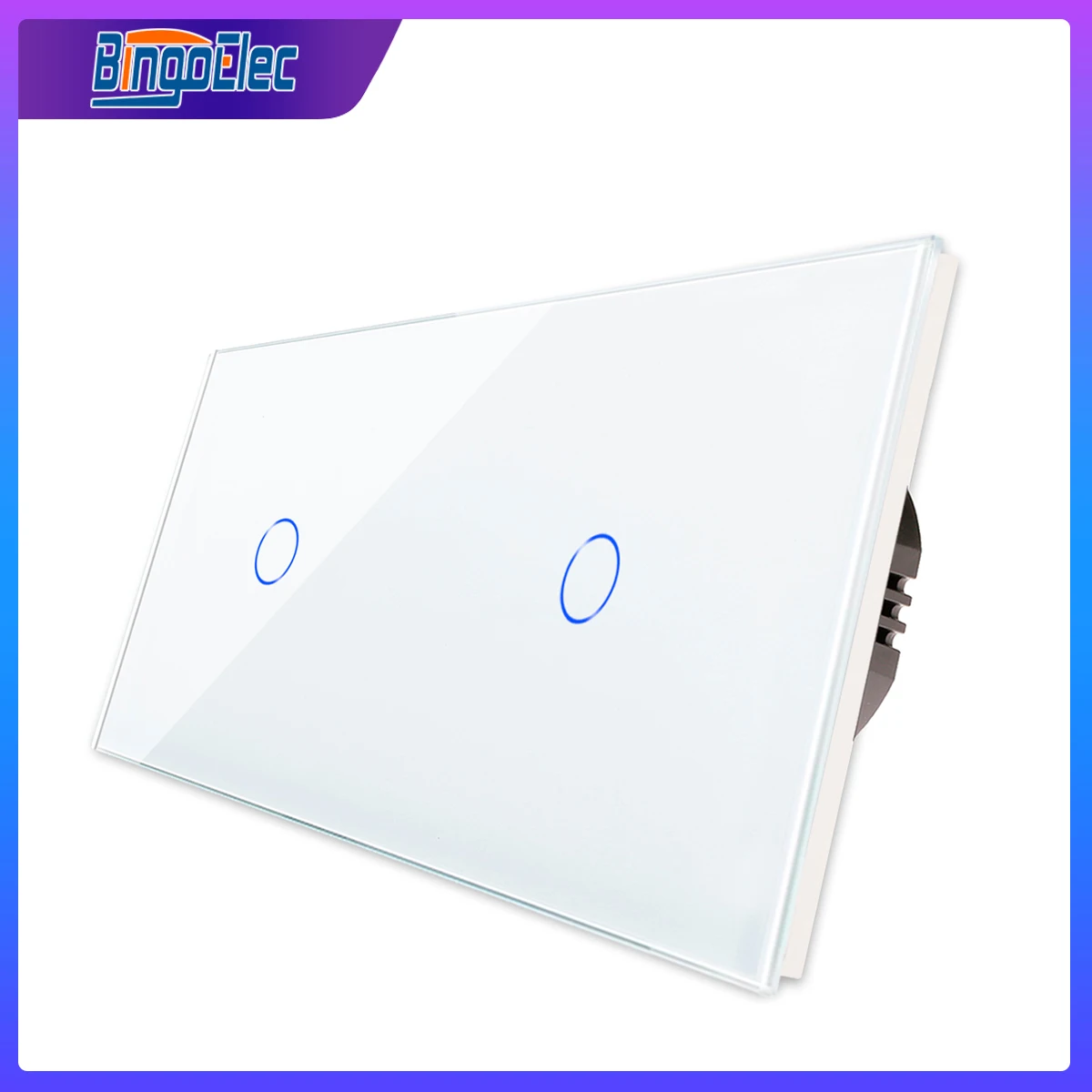 BingoelecTouchSwitchDoubleLightSwitchTouchSensorWallSwitch