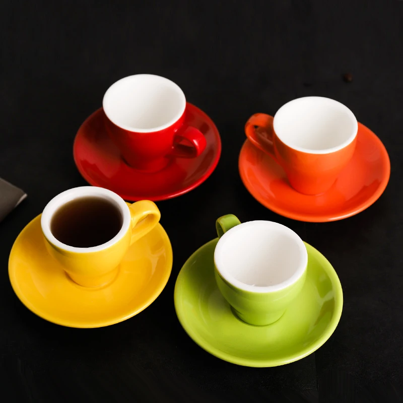 

Nordic Modern Coffee Cup and Saucer Set Ceramic Creativity High Quality Luxury Coffee Cups Ceramic Platillo De Taza Mug CuteCup