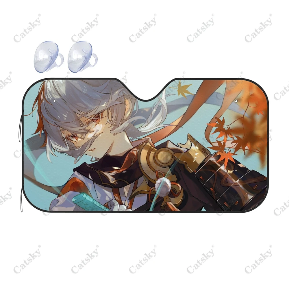 

Kaedehara Kazuha Auto Windshield Sun Shade Car Front Window Visor Vehicle Sun Block Cover Heat Reflector Anti-UV Sunshade
