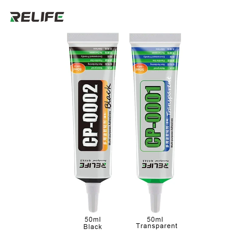 Phone Repair Glue 50ML Transparent Black High Elasticity Adhesive Liquid For Phone Frame LCD Screen Back Cover