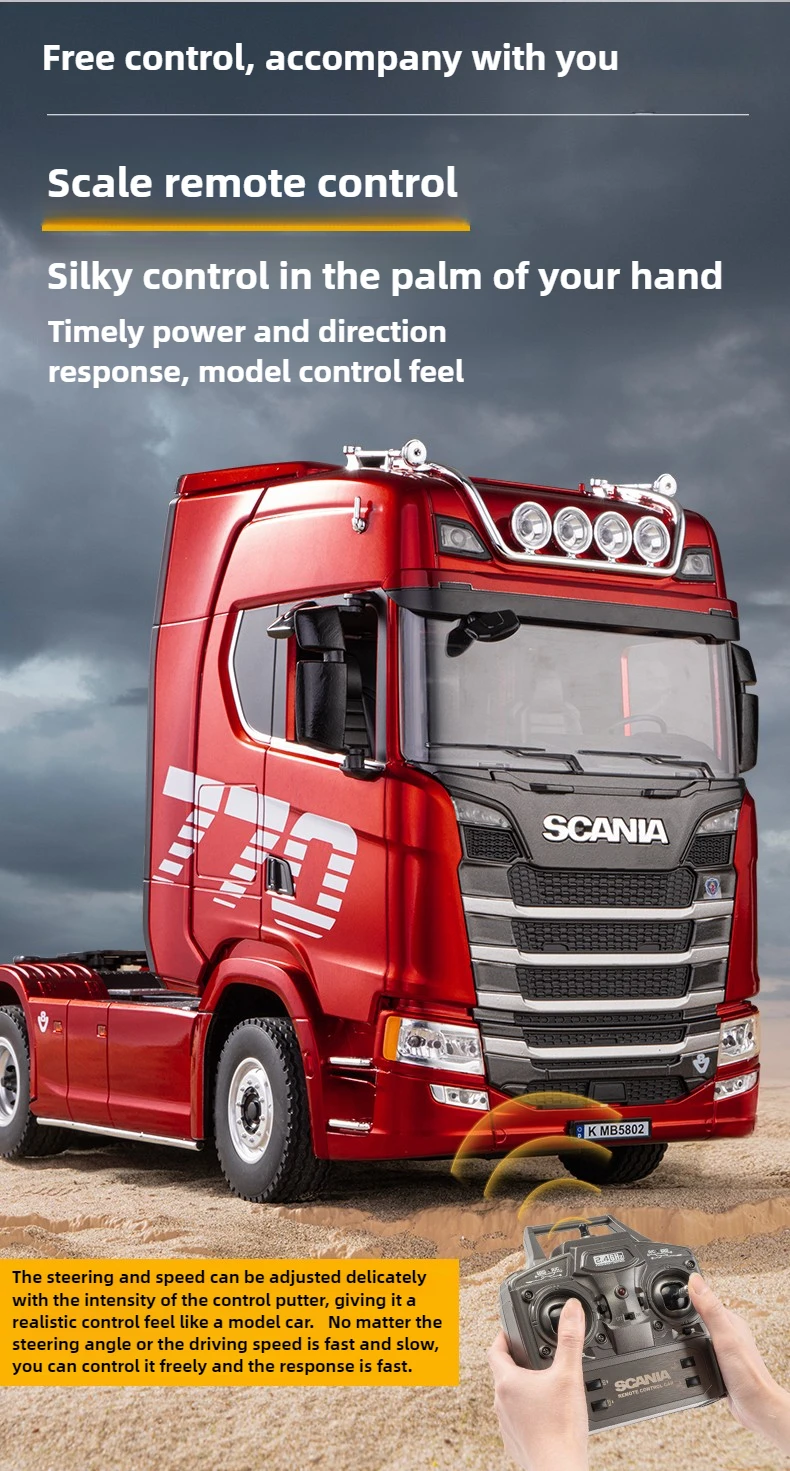 Scania 770 S V8 truck 1/18スケールラジコン スカニア Tamiya 56368 1/14 Scania 770 S 6X4 / Tamiya USA