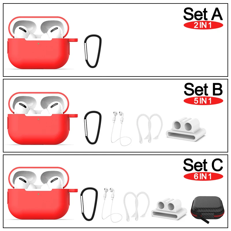 Coque en Silicone pour Airpods Pro-1