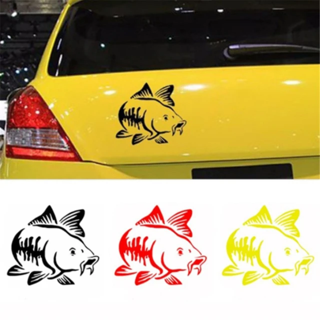 Car Sticker 30041# Various Sizes CARP Fishing car Sticker Waterproof car  Decal Vinyl Stickers on car Truck Bumper Rear Window Laptop