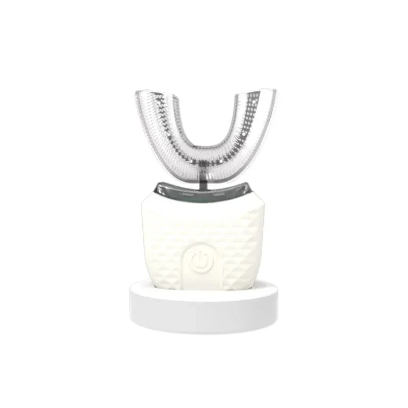 성인용 새로운 핫 전동 칫솔 자동 USB 충전 U자형 칫솔 360도 지능형 충전식 칫솔