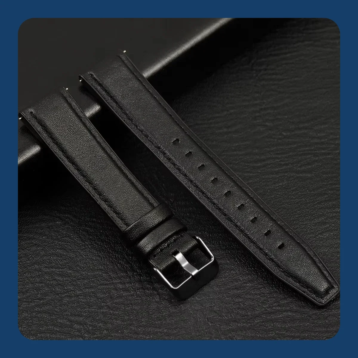 Versatile Silicone Watch Band - 20mm/22mm | Classic & Durable Strap