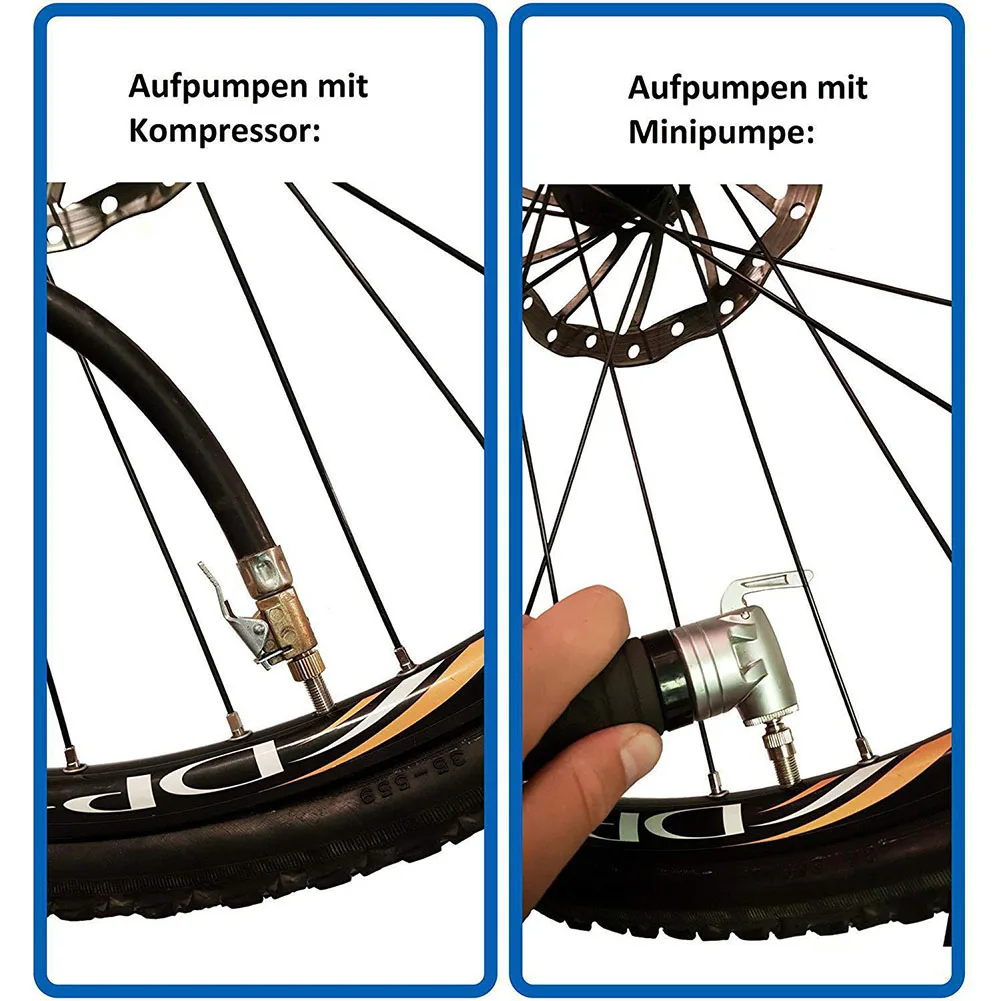 Bicycle Valve Adapter Set Copper Anti-corrosion Sv Av Dv Mountain Bike Inflator Pump Accessories