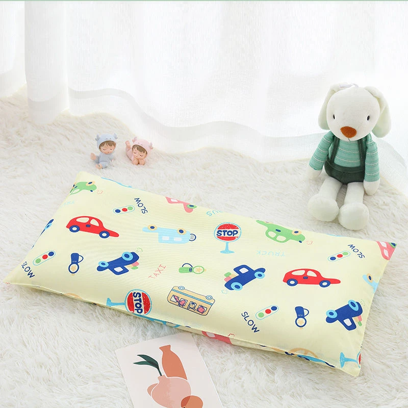 30x50cm Length Children Pillow Crib Bedding Baby Pillow Pure Cotton Kids Head Cushion For 0-3 Years Old Baby Cartoon Pillow 6