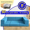 Modular Kids Play Couch 9 in 1 Multifunctional Kids Sofa for Playing, Creativing Indoor Toddler Couch for Boys and Girls (Blue) 6