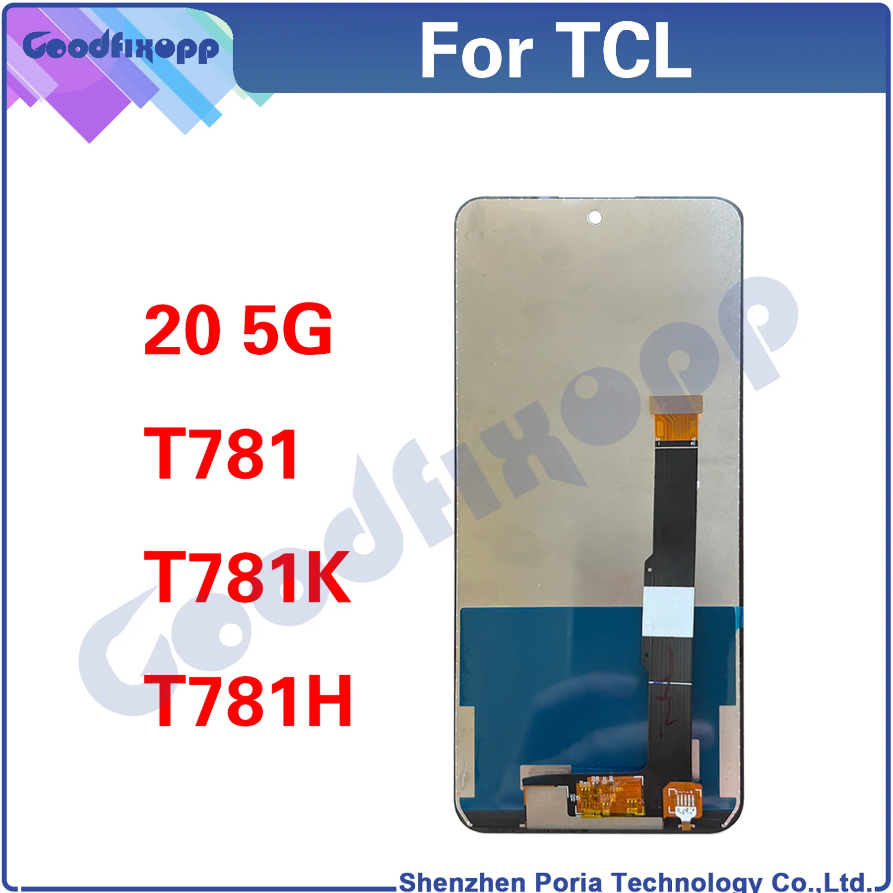 LCD ÷ ġ ũ Ÿ  ü, TCL 20 5G T781 / 20L 20 Ʈ T774H T774B / 20L + 20 Ʈ ÷ T775H