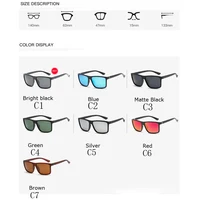 Luxury Square Vintage Polarized Sunglasses For Men Women Fashion Travel Driving Anti-glare Sun Glasses Male Eyewear UV400 - Image 5