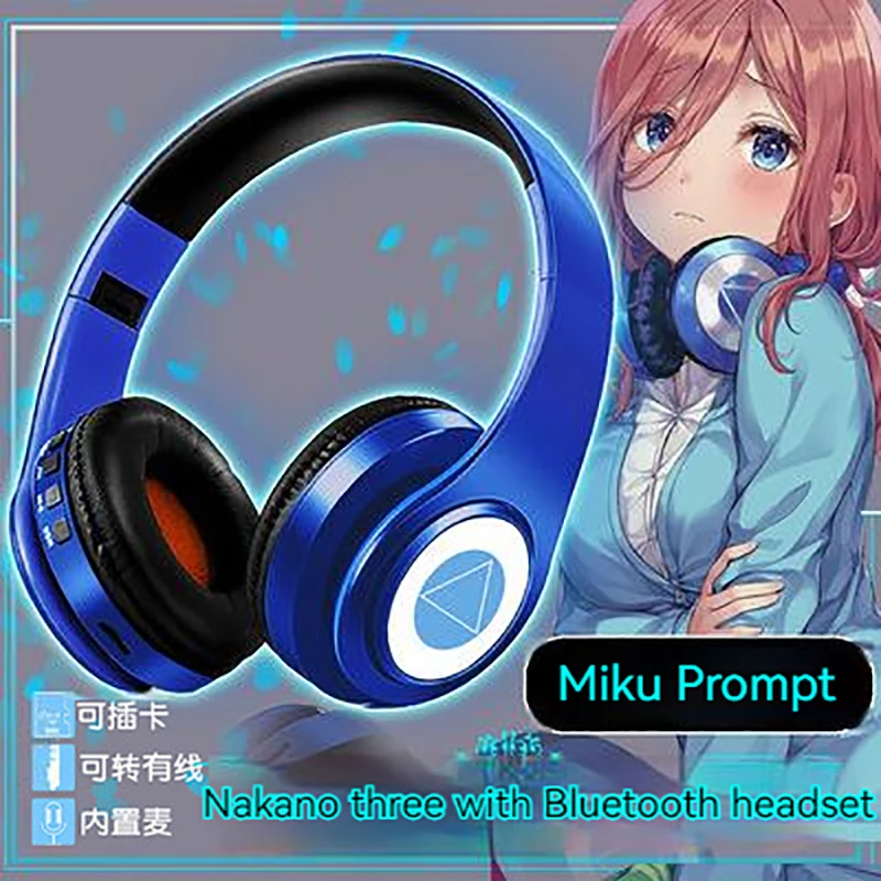 

Bluetooth-наушники с рисунком аниме, в японском стиле