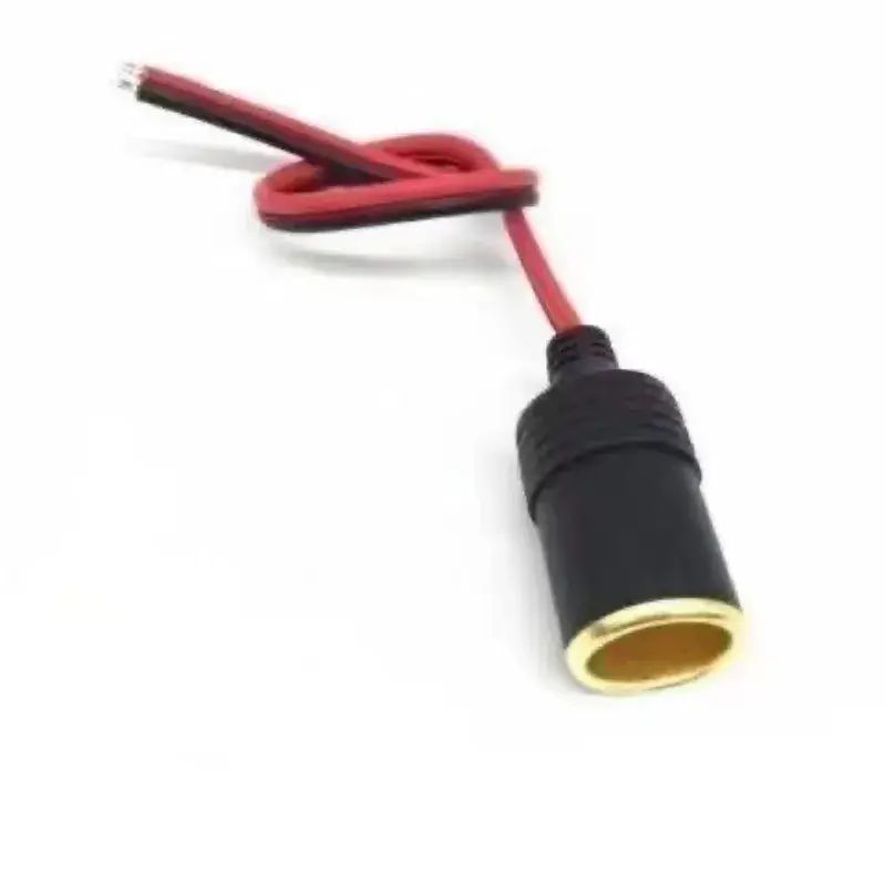 12V 24V car high power pure copper battery with clip cigarette lighter female socket 12V 24V volt 220W car socket plug - Image 4
