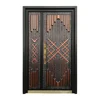 Front Door Residential Exterior Security Single Explosion Fireproof Cast Aluminum Steel Door 1