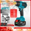 Yofidra 2000W Electric Heat Gun Cordless Handheld Hot Air Gun with 3 Nozzles Industrial Home Hair Dryer For Makita 18V Battery 1