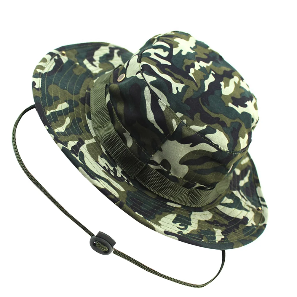 

Модная шапка унисекс с широкими полями для занятий спортом на открытом воздухе для взрослых, кепка для рыбалки, свободный размер (голубой камуфляж)