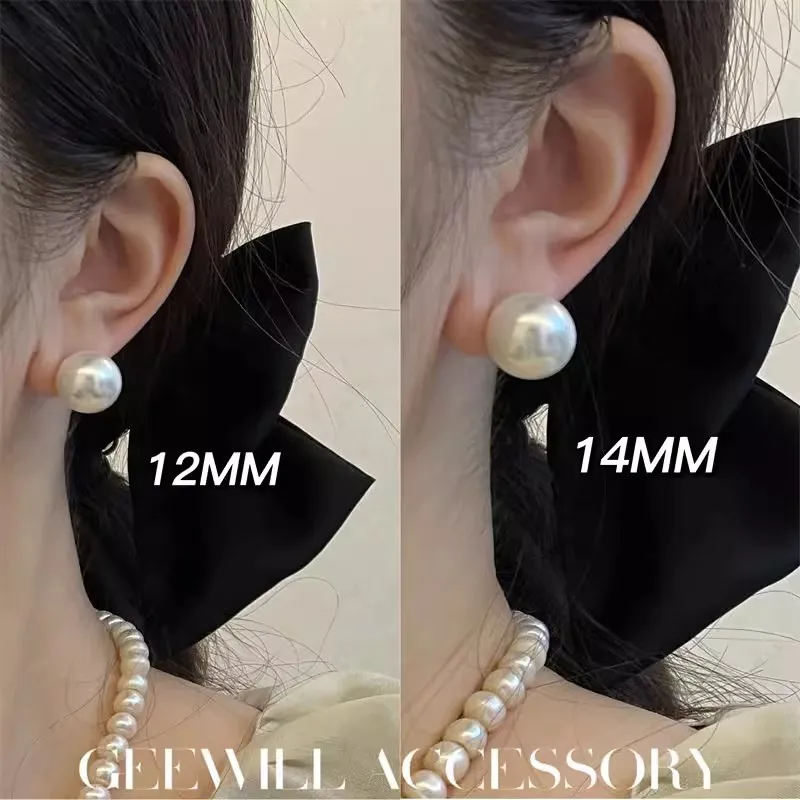 2pcs Pearl Ear Clip Earrings Fashion Without Ear Hole Earings Simple Ear Cuff Fake Piercing Fashion Jewelry Earings for Women 4