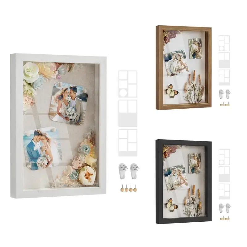 

Kids Artwork Frames Artwork Picture Shadow Box Photo Frame Portable Artwork Display Frame Deep Memory Display Case For Wedding