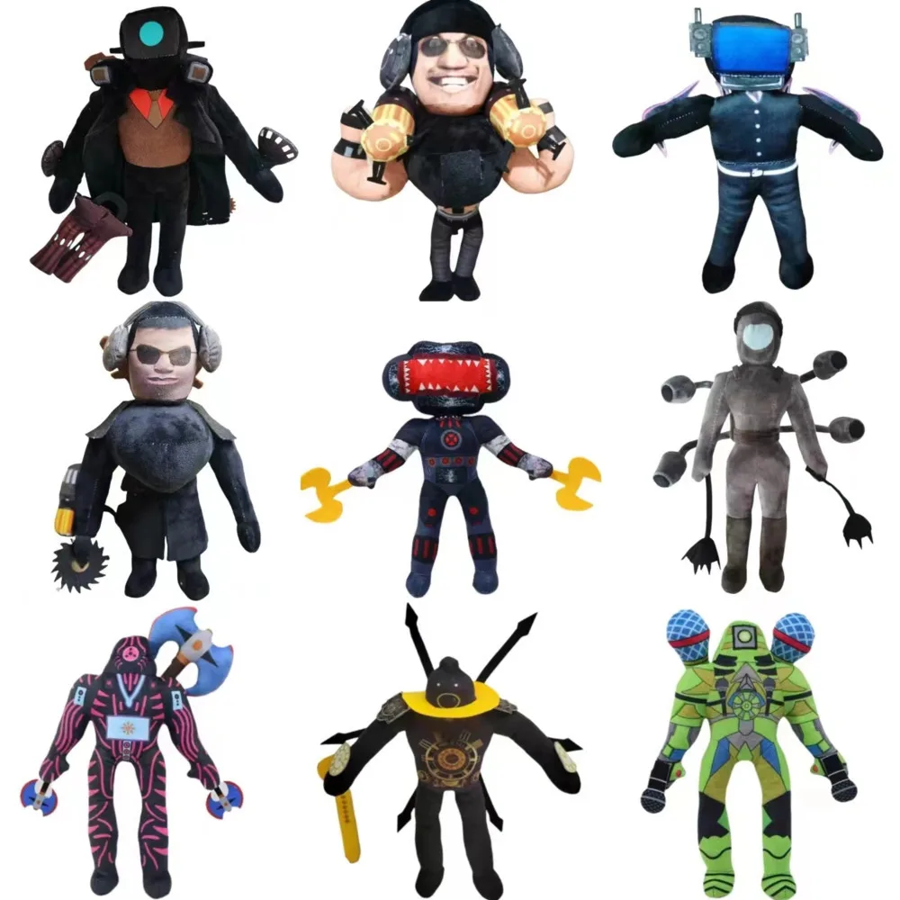 Skibidi Toilet Plush Toy Titans Speakerman TV Man Woman Plush G