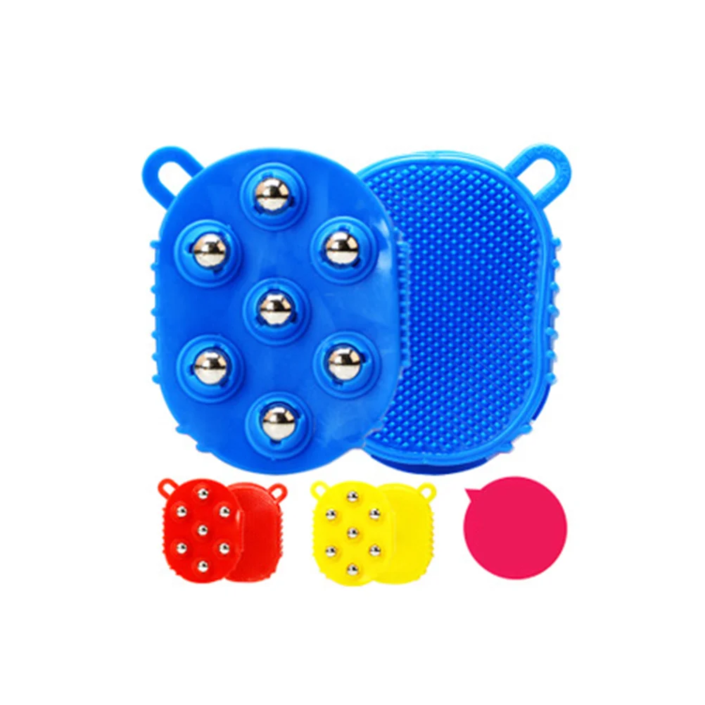 Head Scalp Massage Comb Glove Exfoliating Roller Body Brush Cellulite Handheld Massager Scrub Gloves