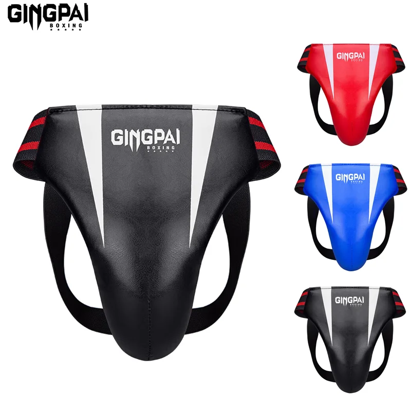 Thicken Adult Male Female Kids Sanda Crotch Guard Taekwondo MMA Groin Protector Kick Boxing Penis Protection Guard Men Jockstrap groin protector