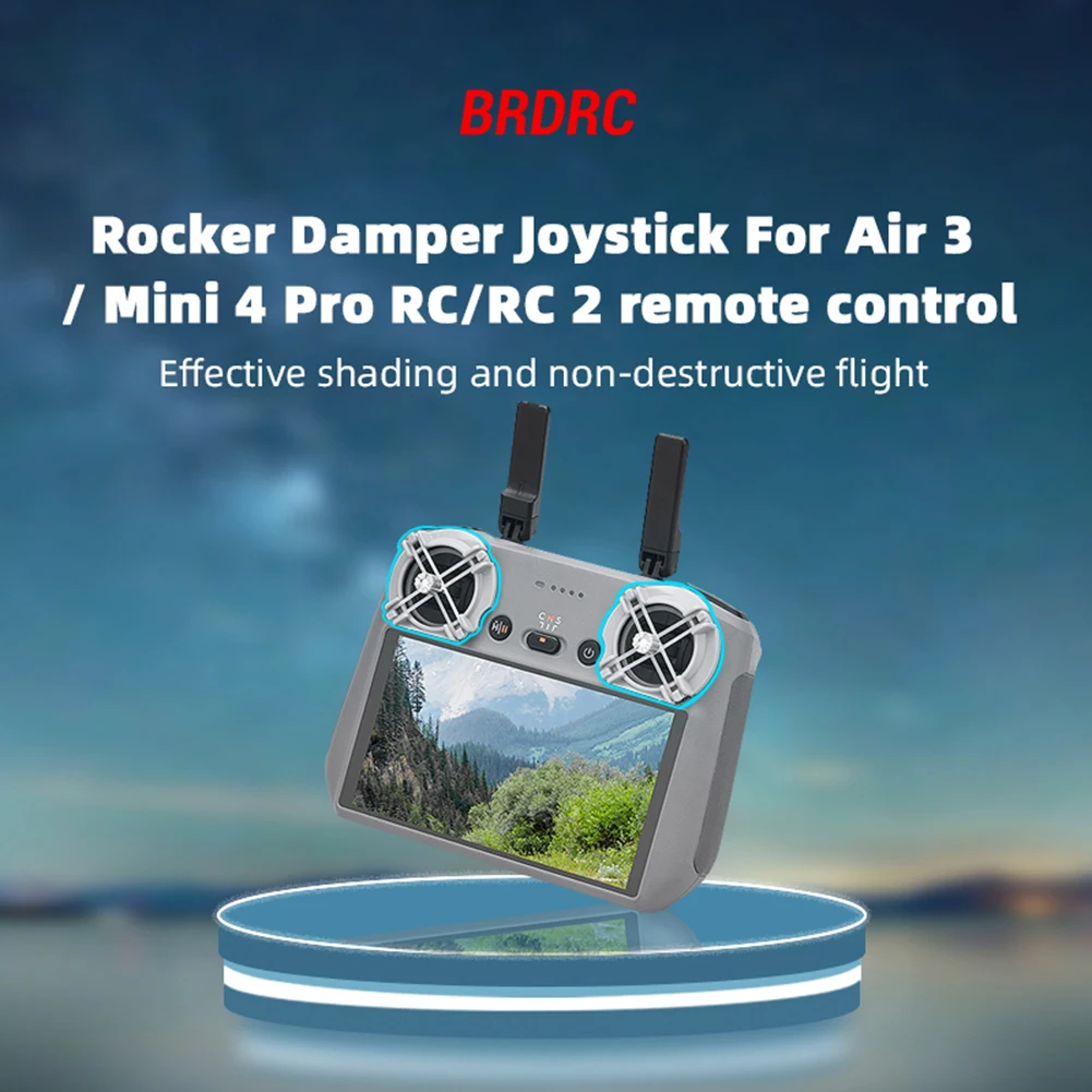 Amortisseur Joystick Drone DJI Air 3 Mini 4 Pro RC/RC 2 - Paire