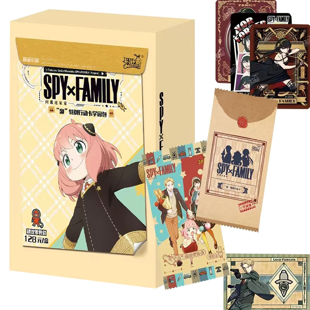 

Anime SPY FAMILY Collection Card Owl Special Operations Series Kawaii Anya Advanced Exquisite Protagonist Card Collectibles Gift
