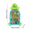 Handheld Pinball Game Finger Dinosaur Pinball Toy Creative Pinball Game Toy Educational Handheld Small Pinball Game Machine For 5