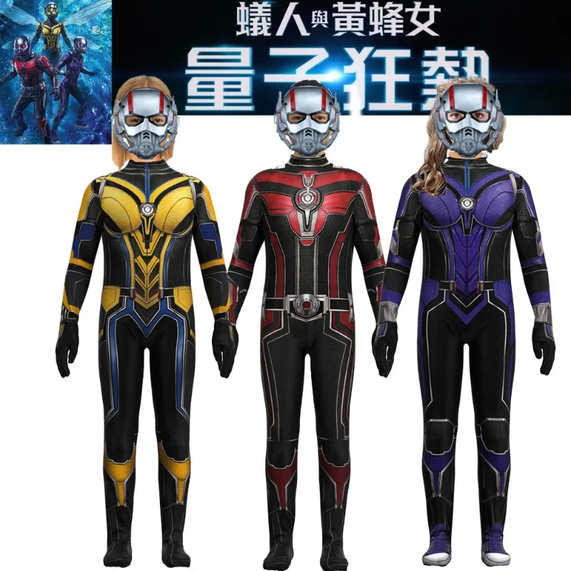 Superhero-Ant-Man-Costume-Antman-And-The-Wasp-Halloween-Mask-Helmet ...