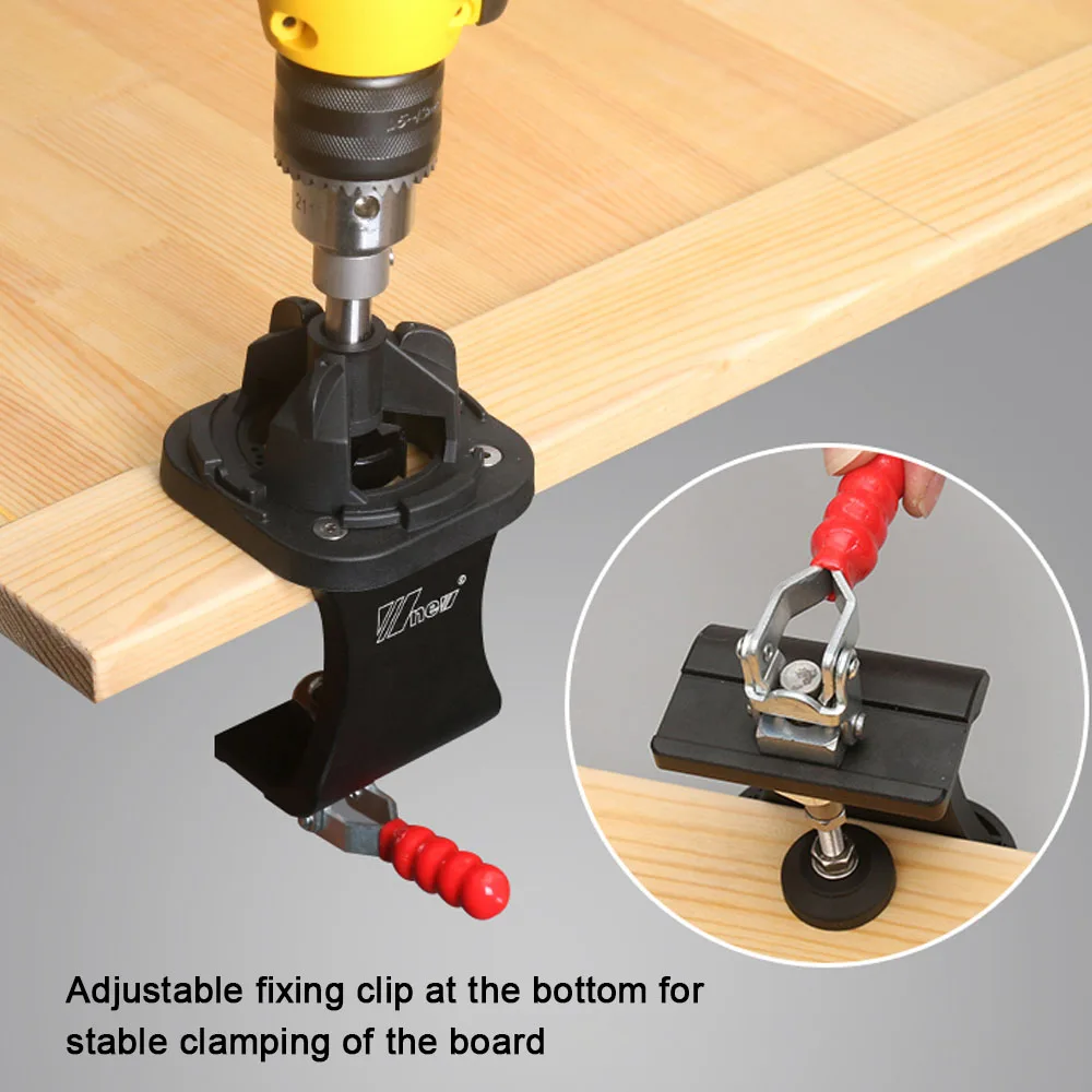 

Буровой инструмент для открытия отверстий, рычаг для сверления отверстий в процессе деревообработки, направляющая для сверления отверстий, с креплением и металлическим отверстием, 35 мм