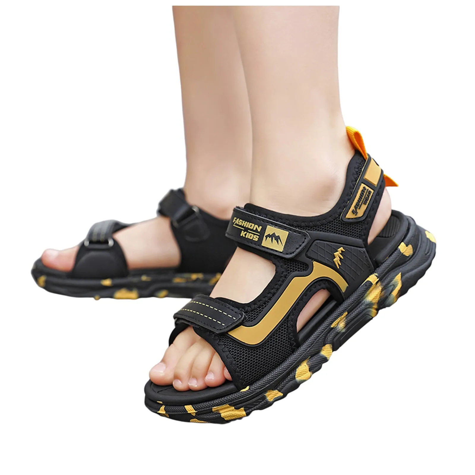 Kids Beach Sandals Fashion Soft Sole Sandals Comfortable Open Toe Sandals Outdoor Shoes 6 Toddler Shoes Boys 4