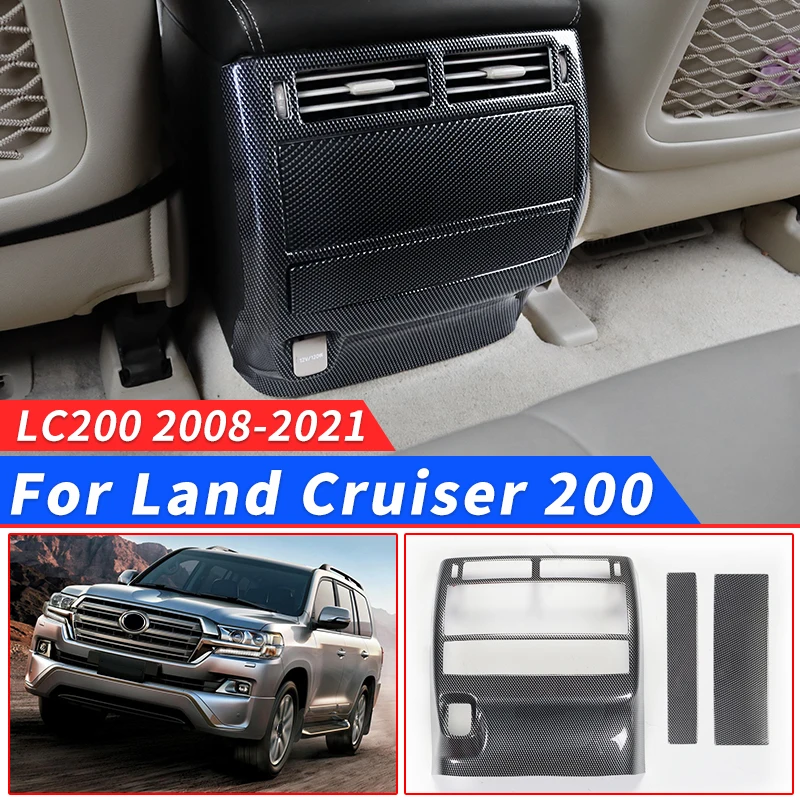 

Armrest Box Kickplate Suitable for 2008-2021 Land Cruiser 200 Rear Air Outlet Decoration Panel LC200 Modification Accessories